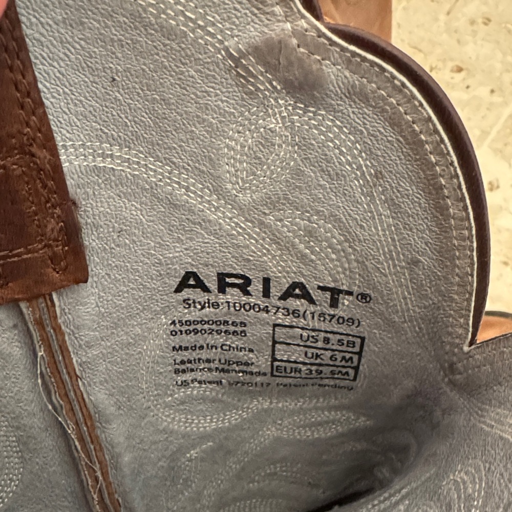 Ariat Women’s Brown Western Cowboy Boots - Picture 5 of 6